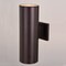 Vaxcel Chiasso Aluminum 2 Light Bronze Contemporary Outdoor Tube Wall Light T0654 - alternate 6